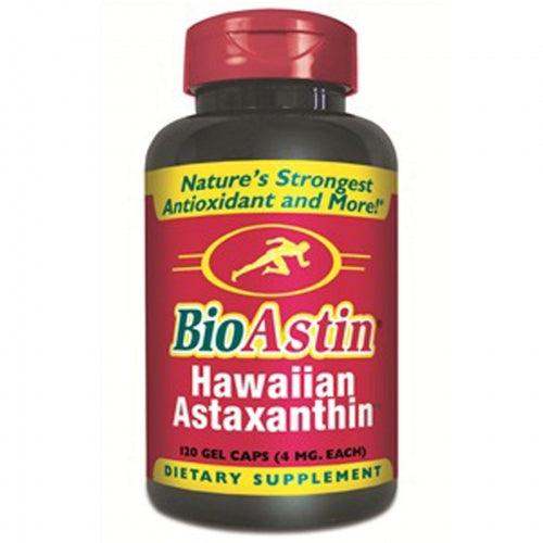 BioAstin, Hawaiian Astaxanthin - 4 mg - 120 Gel Caps - Nutrex - welzo