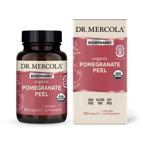 Biodynamic® Organic Pomegranate Peel, 60 Tablets - Dr Mercola - welzo