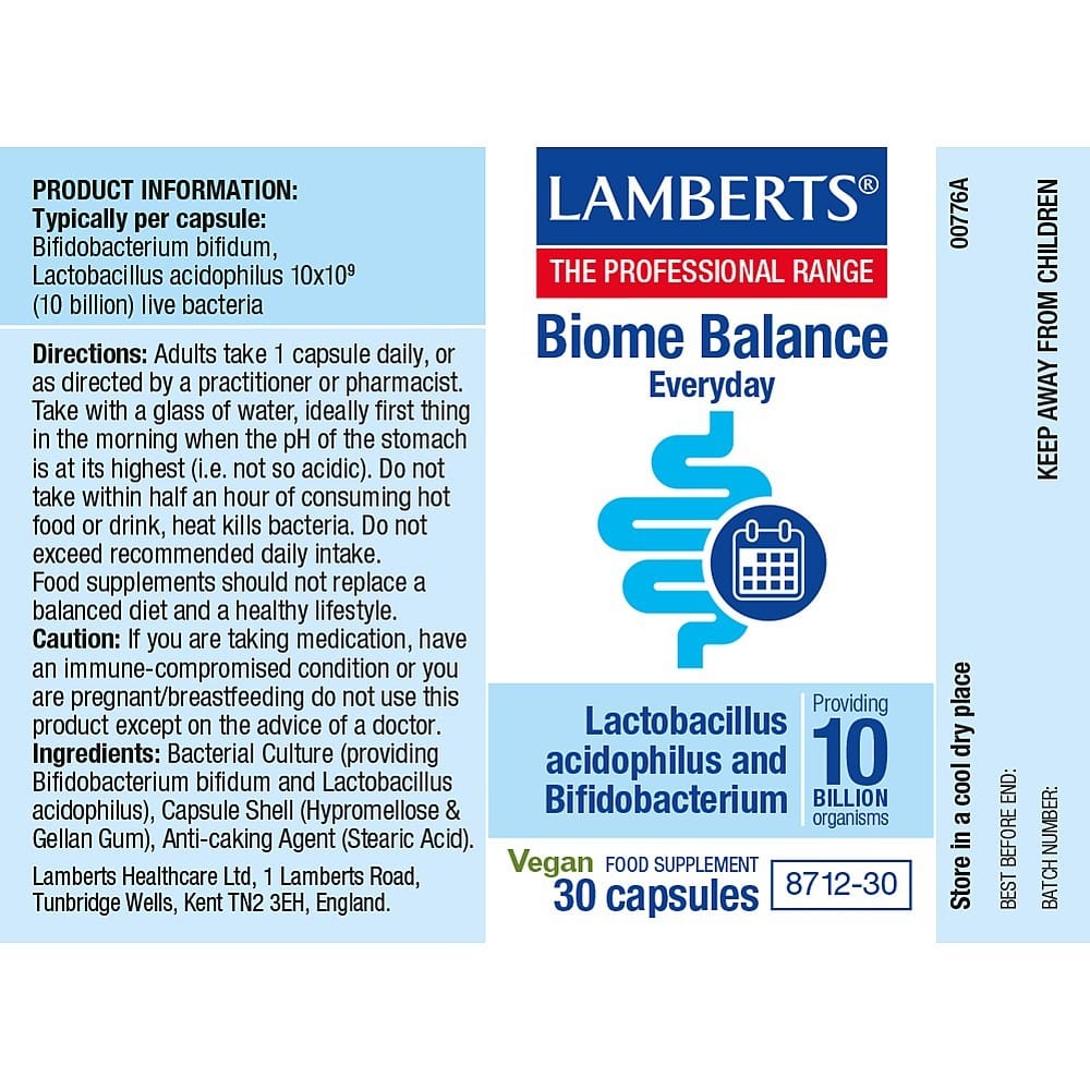 Lamberts Biome Balance Everyday 10 Billion – 30 Capsules – image 5