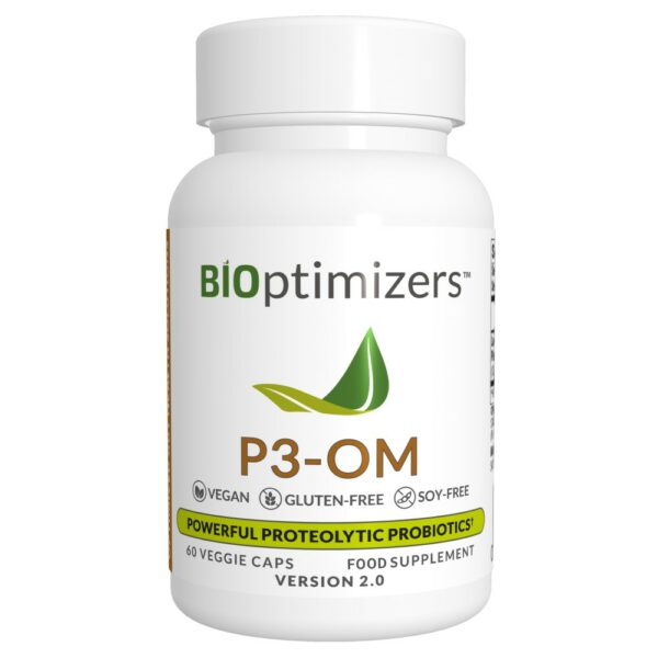 Bioptimizers P3-OM - Probiotic Bio Cultures 60 Capsules