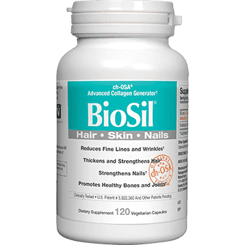 BioSil, ch-OSA (Hair, Skin & Nails) 120 Vegetarian Capsules – Natural Factors - welzo