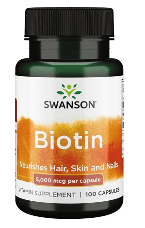 Biotin 5,000mcg 100 Capsules - Swanson - welzo