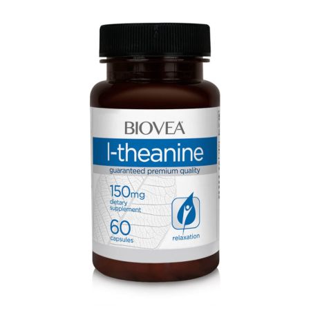 „Biovea ltheanine“ 150 mg 60 vegetariškų kapsulių