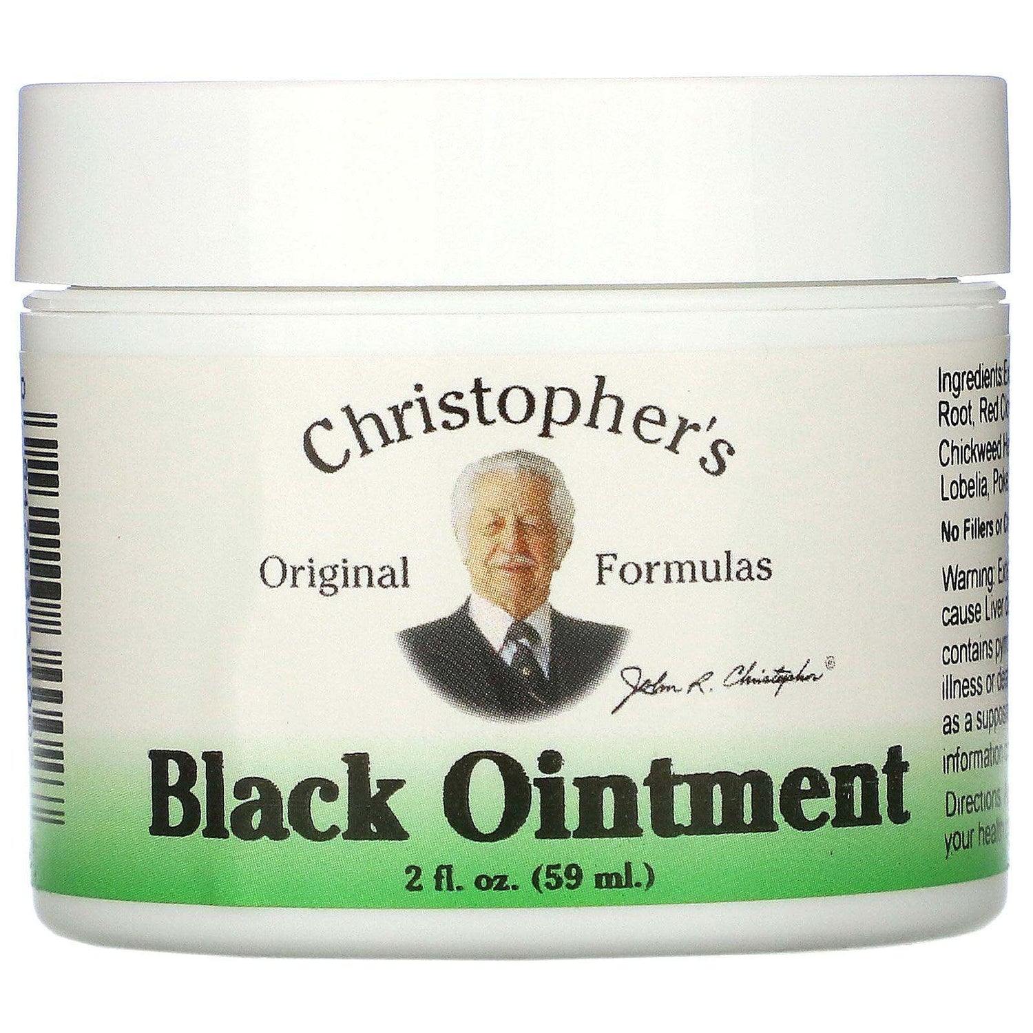 Black Ointment, 2 fl oz (59 ml) - Christopher's Original Formulas - welzo