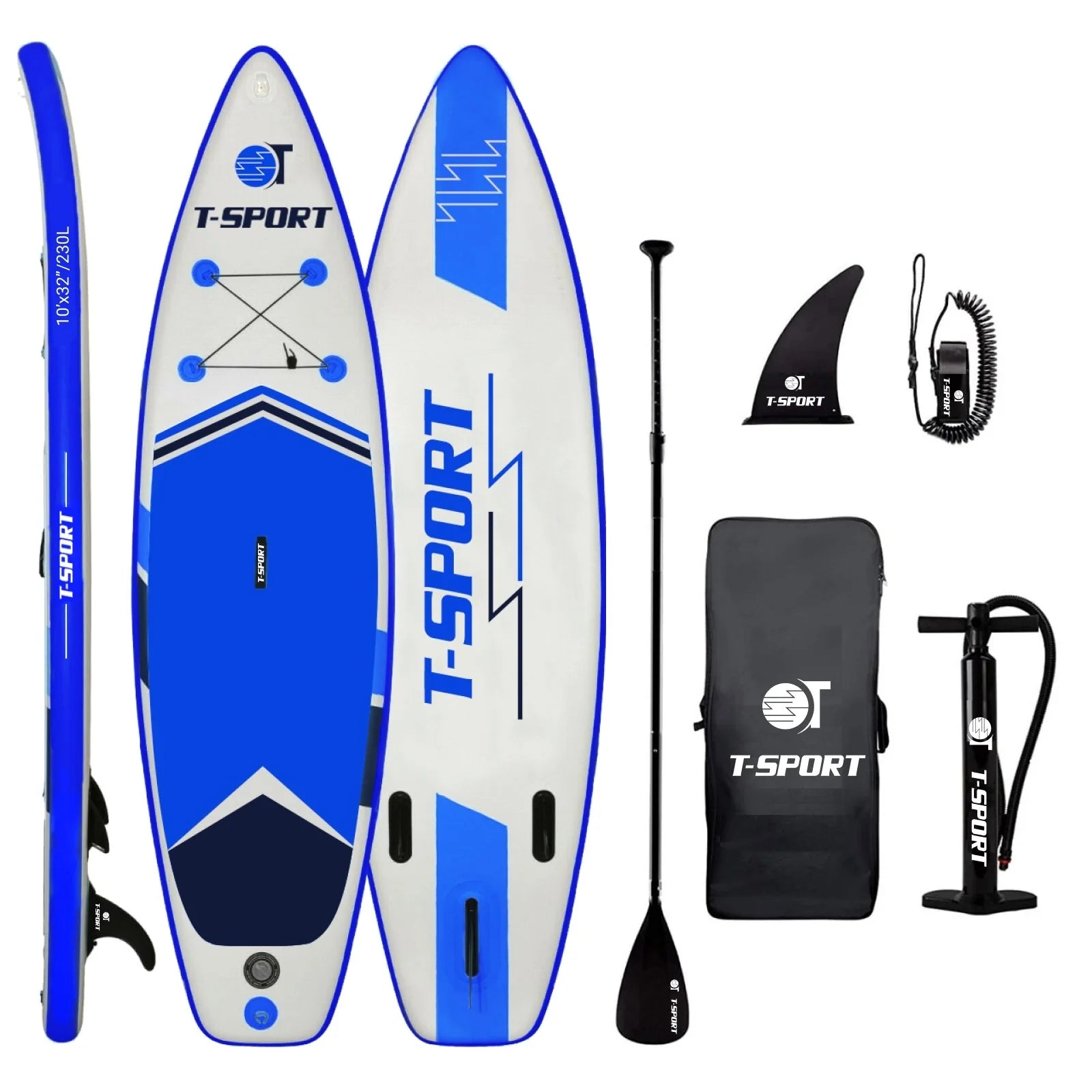 Aufblasbares Paddle Board Rot SUP 10'6"