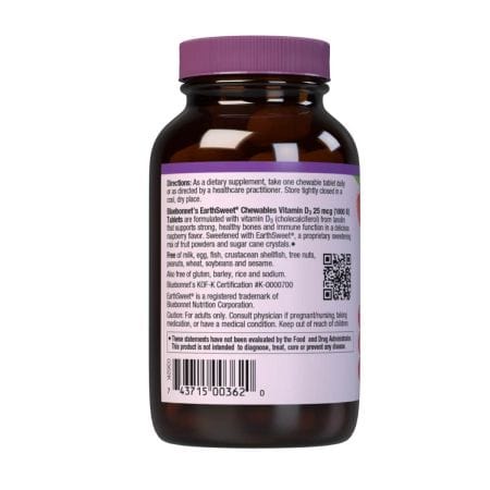 Bluebonnet Earthsweet Chewables Vitamin D3