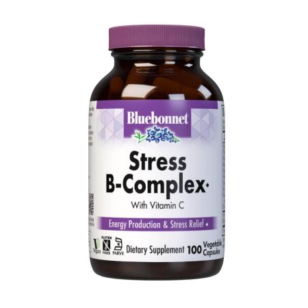 Bluebonnet Stress Bcomplex 100 Vegetabilske kapsler