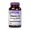 Bluebonnet vitamīns D3 5000iu 250 SoftGels