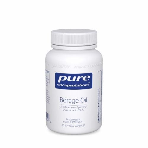 Borage Oil, 60 Softgels, Pure Encapsulations - welzo