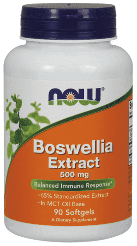 Boswellia Extract 500mg, 90 Softgels - Now Foods - welzo