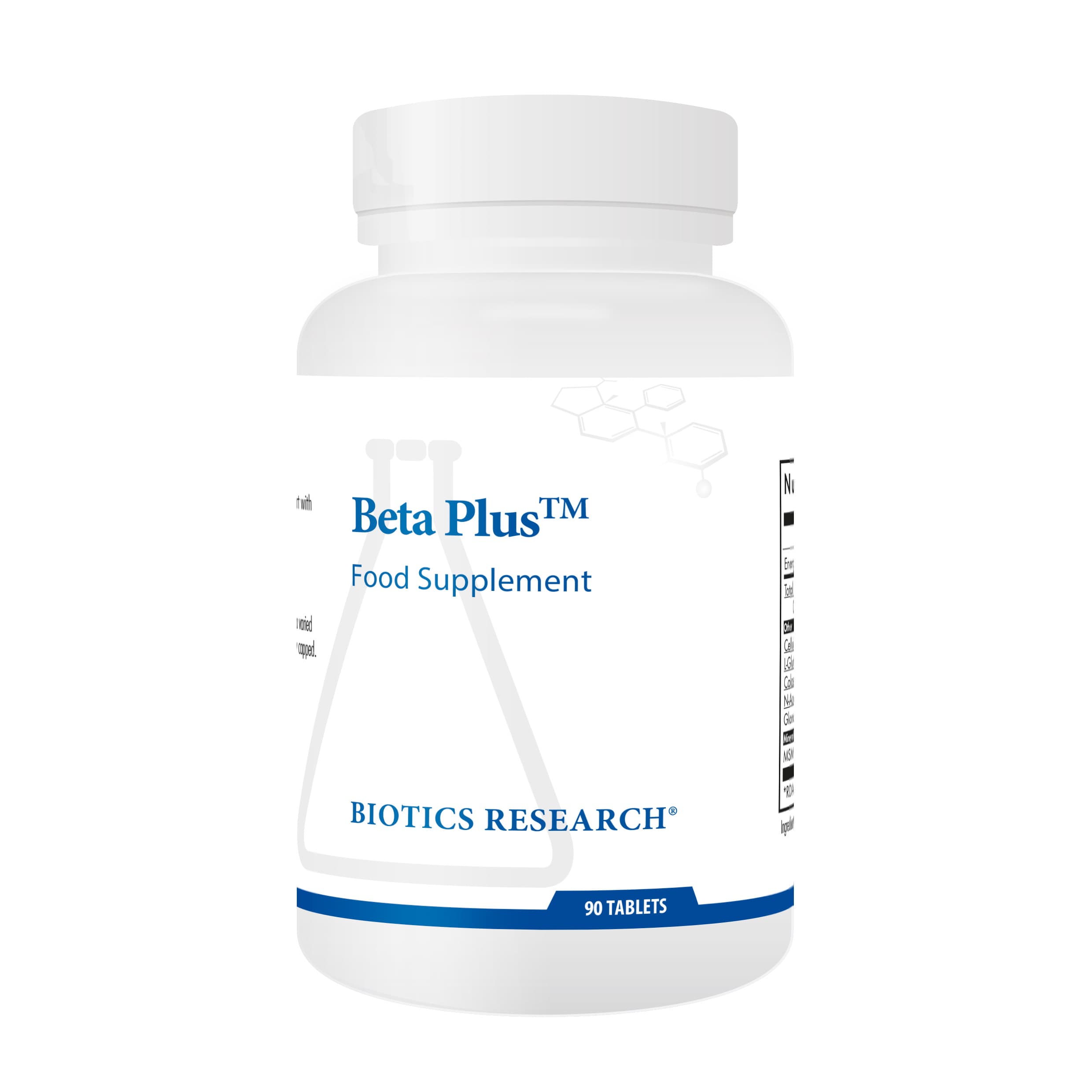 Biotics Research Beta Plus – 90 Tabletten – Bild 2