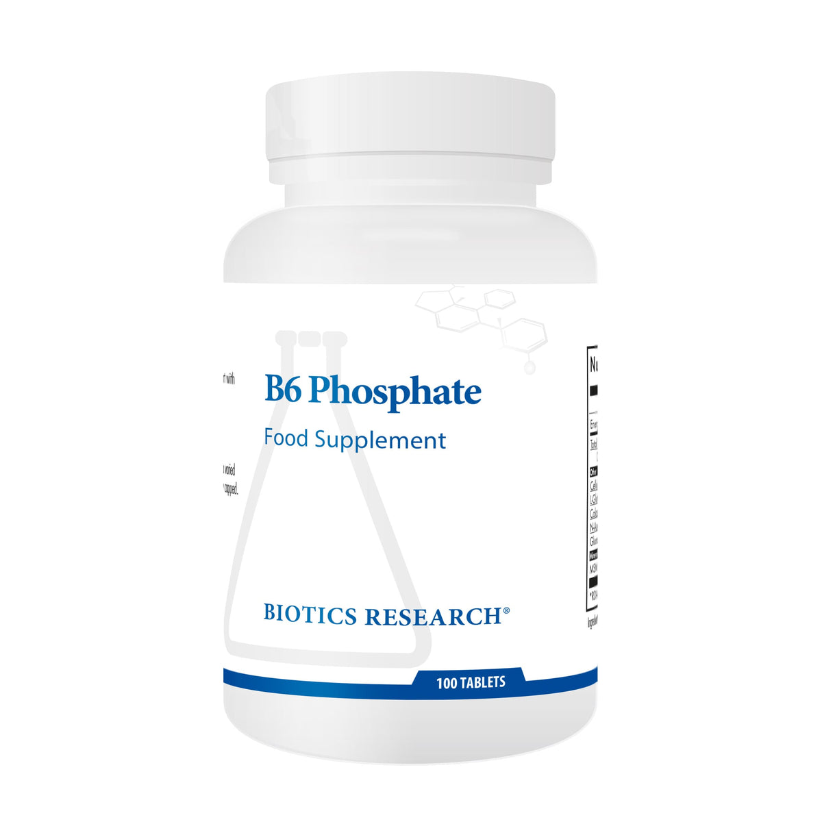Biotics Research B6 Phosphat 20 mg – 100 Tabletten – Bild 2