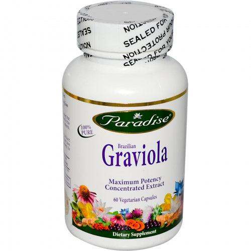 Brazilian Graviola, 60 Veggie Capsules, Paradise Herbs - welzo