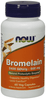 Bromelain 500mg, 60 Capsules - Now Foods - welzo