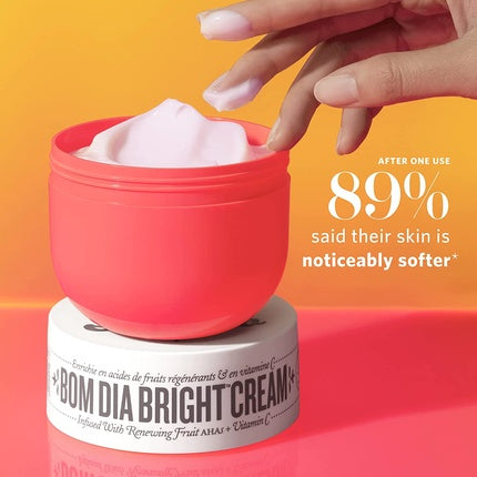 Bom Dia Bright Body Cream with Vitamin C Cheirosa '40 Black Amber Plum & Vanilla Woods 2.5 Fl Oz