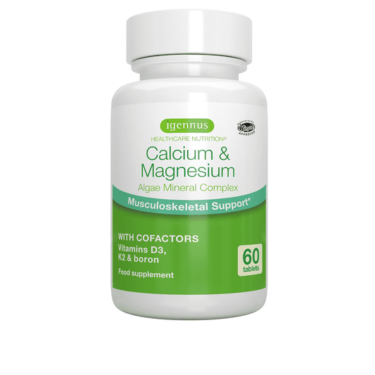 Calcium & Magnesium Musculoskeletal Support - 60 Tablets - Igennus - welzo