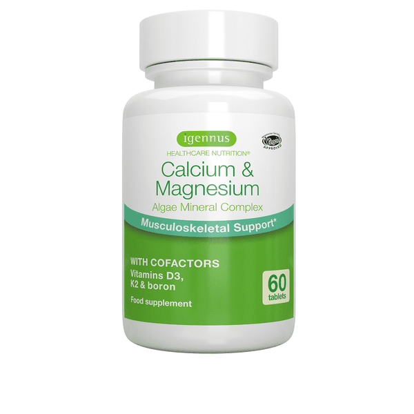 Calcium Magnesium Musculoskeletal Support 60 Tablets Igennus