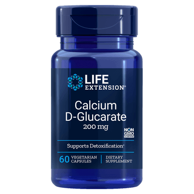 Calcium D-Glucarate, 200 mg, 60 veg caps - Life Extension - welzo