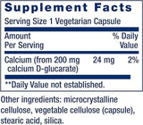 Calcium D-Glucarate, 200 mg, 60 veg caps - Life Extension - welzo