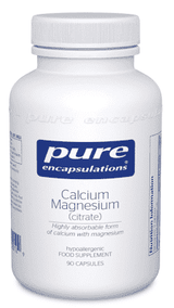 Calcium Magnesium (citrate) 90 capsules - Pure Encapsulations - welzo