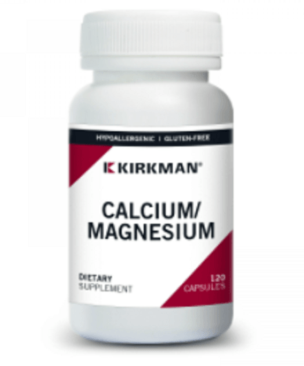 Calcium/Magnesium 120 capsules - Kirkman Labs (Hypoallergenic) - welzo