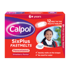 Calpol SixPlus Fast Melts Strawberry Flavour Tablets Pack of 12 - welzo