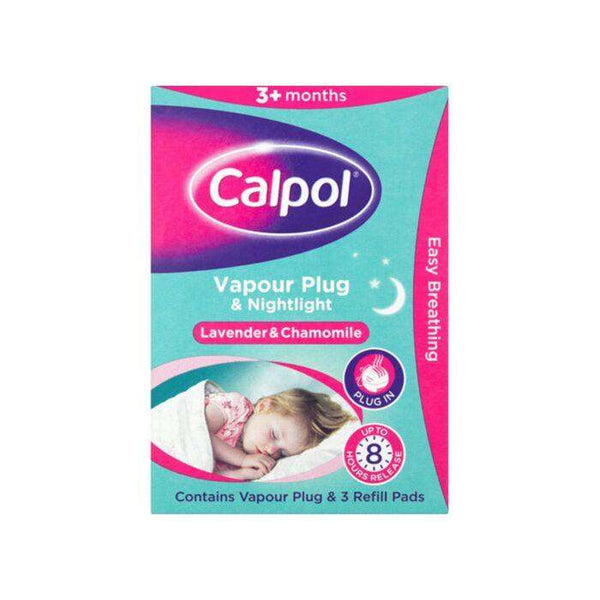 Calpol Vapour Plug Lavender & Chamomile 3+ Months Refill Pads Pack of 5 - welzo