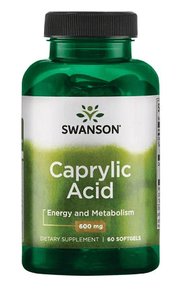 Caprylic Acid 600mg, 60 Softgels - Swanson - welzo