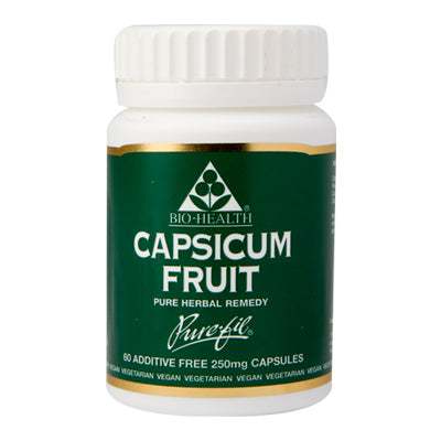 Capsicum Fruit, 60 capsules, Bio Health