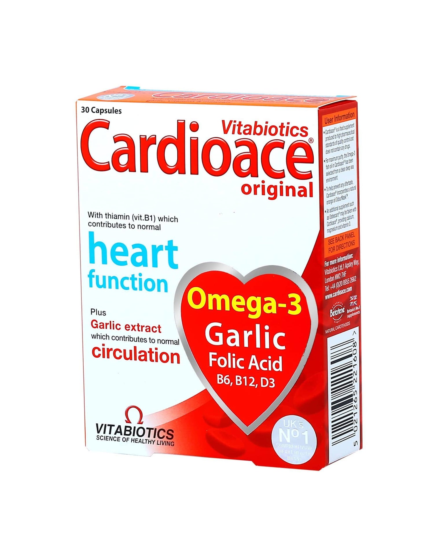 Cardioace Capsules Pack of 30 - welzo