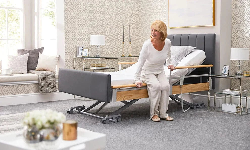 Letto da profilazione del comfort solista - letto elettrico a basso costo regolabile con regressione automatica per la demenza e l'assistenza domiciliare (fino a 33¾ pietra) (copia)