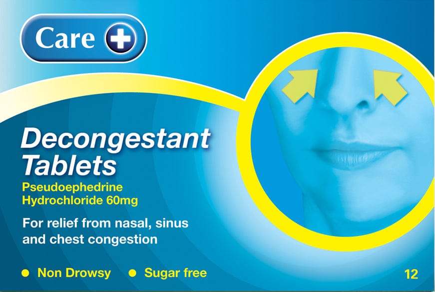 Care Decongestant Tablets Pack of 12 - welzo