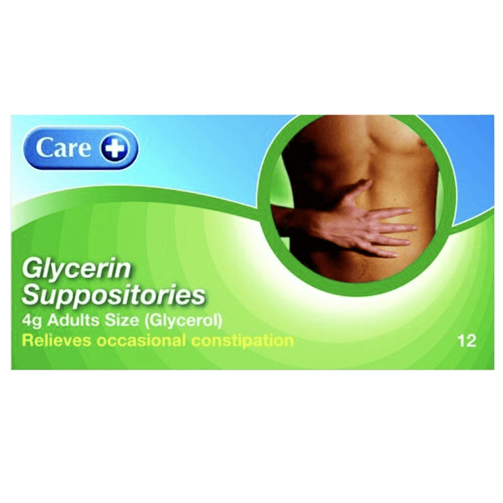 Care Glycerin Suppositories Adult Pack of 12 - welzo