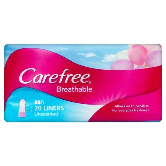 Carefree Cotton Feel Normal Perfume Free Pack of 20 - welzo