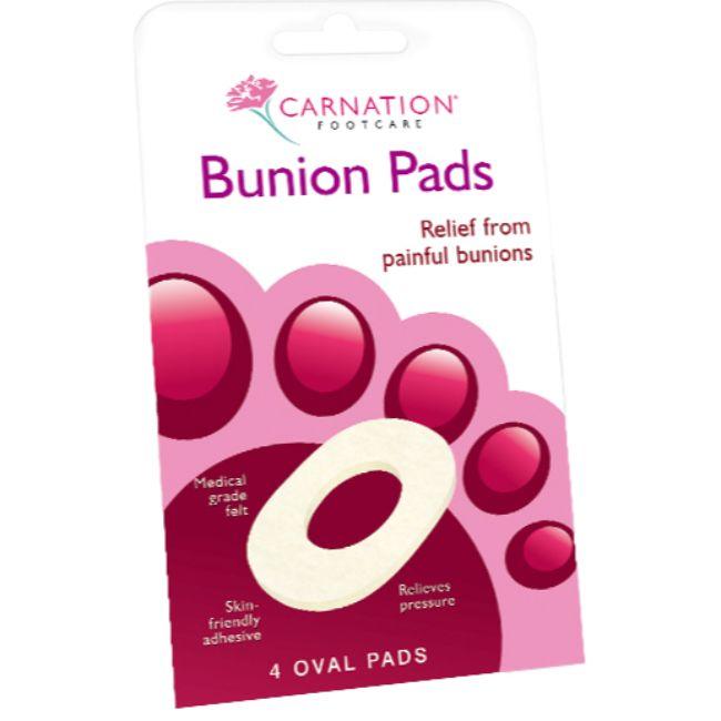 Carnation Bunion Pads Oval Pack of 4 - welzo