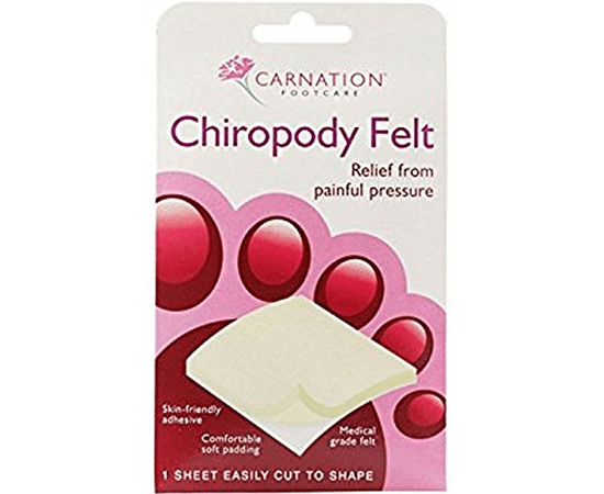 Carnation Chiropody Felt Adhesive 5mm - welzo