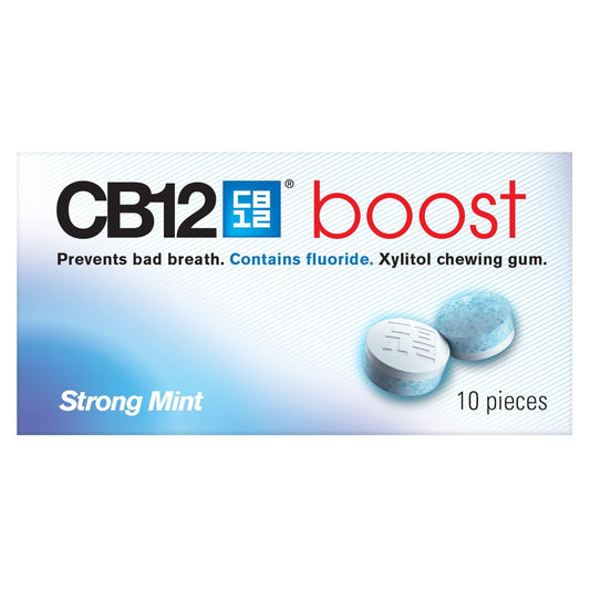 CB12 Strong Mint Chewing Gum x 10 Pieces - welzo