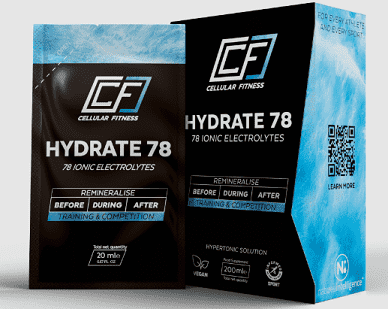 CELLULAR FITNESS Hydrate 78 (Hypertonic Electrolytes) - 100 Sachets - welzo