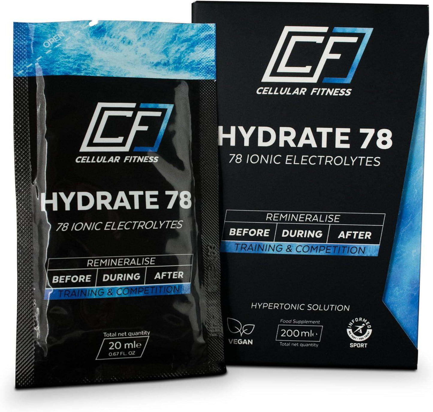 CELLULAR FITNESS Hydrate 78 (Hypertonic Electrolytes) - 100 Sachets - welzo