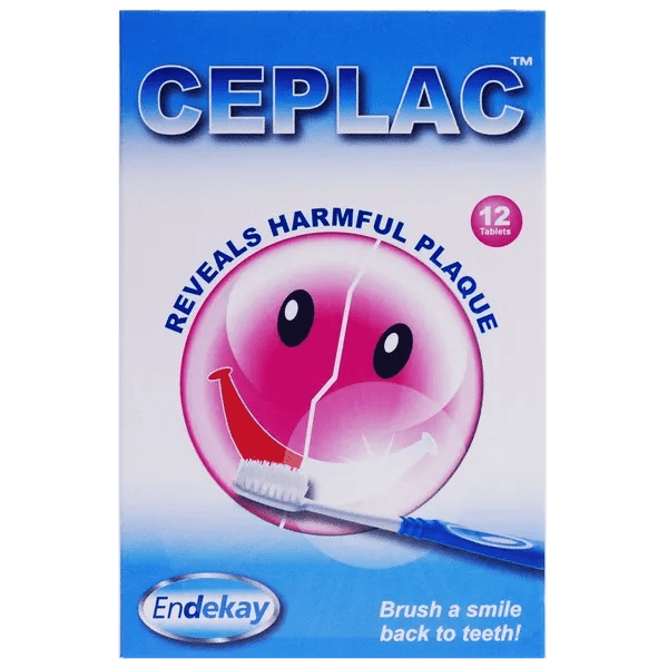 Ceplac Dental Disclosing Tablets Pack of 12 - welzo