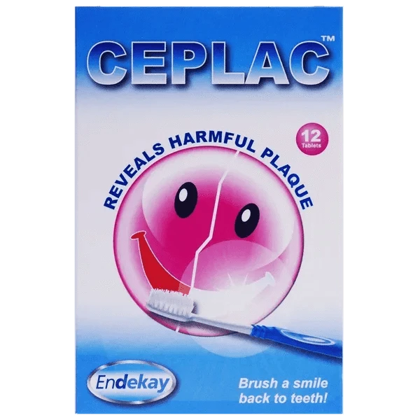 Ceplac Dental Disclosing Tablets Pack of 12