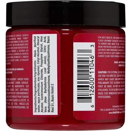 Manic Panic Cleo Rose Classic Creme Vegan Cruelty Free Red Semi Permanent Hair Dye 118ml