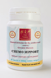 Chemo Support (60 x 500mg Tablets) - The Three Treasures - Giovanni Maciocia - welzo