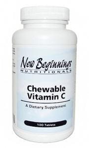 Chewable Vitamin C, (100 tabs), New Beginnings - welzo