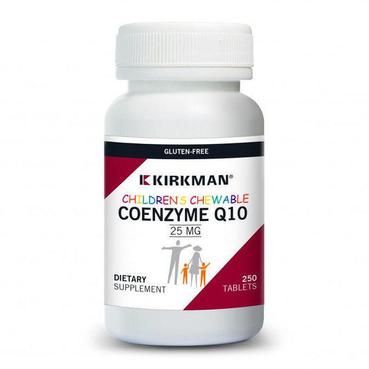 Children's Coenzyme Q10 25 mg, 250 Chewable Tablets - Kirkman Labs - welzo