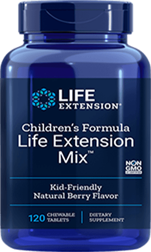 Children's Formula Life Extension Mix, Natural Berry Flavour, 120 Chewable Tablets - Life Extension - welzo