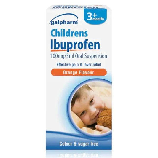 Children's Ibuprofen 100mg/5ml Sugar Free Oral Suspension 100ml