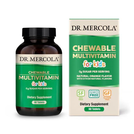 Children's Multivitamin, Fruit Flavored Chewables, 60 Tablets - Dr. Mercola - welzo