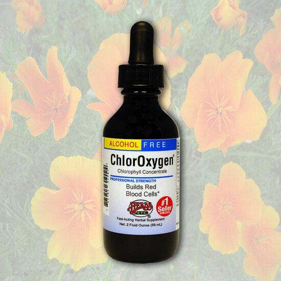 ChlorOxygen, Chlorophyll Concentrate (Alcohol Free) 59 ml - Herbs Etc. - welzo