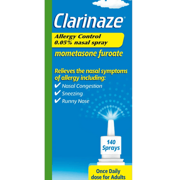 Clarinaze Allergy Control Nasal Spray 140 Dose - welzo